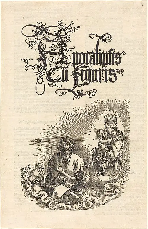 Geheime Offenbarung des hl. Johannes: Frontispiz der Ausgabe von 1511