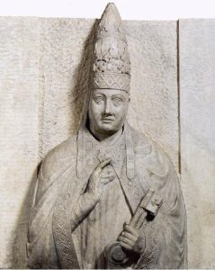 Grabstatue Bonifatius VIII. im Museo dell’Opera del Duomo in Florenz