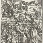 Verurteilung der Hure: Die Hure Babylon auf dem scharlachroten Tier (Dürer)
