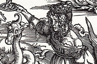 Die Hure Babylons aus der Apokalypse (Ausschnitt) von Albrecht Dürer