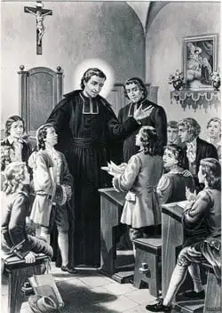 Ludwig Maria Grignion de Montfort unter seinen Schülern: Der Hass der Verworfenen gegen Maria