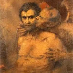 Judas Iskariot Sohn des Verderbens, ist von Satan besessen