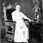Apostolische Vollmacht von Pius IX.: Porträt des Papstes