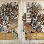 Konzil von Konstanz über dem Papst? Konzilssitzung im Konstanzer Münster