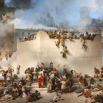 Gräuel der Verwüstung im Tempel: Die Zerstörung des Tempels von Jerusalem -Francesco Hayez