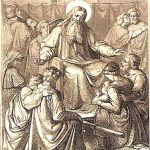 Die drei Briefe des heiligen Johannes: Der hl. Johannes segnet die Gläubigen