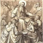 Die drei Briefe des heiligen Johannes: Der hl. Johannes segnet die Gläubigen